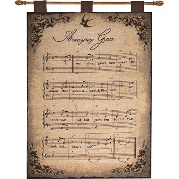Manual Woodworkers & Weavers Manual Woodworkers and Weavers HWBLSA How Sweet The Sound Tapestry Wall Hanging Vertical 26 X 36 in. HWBLSA